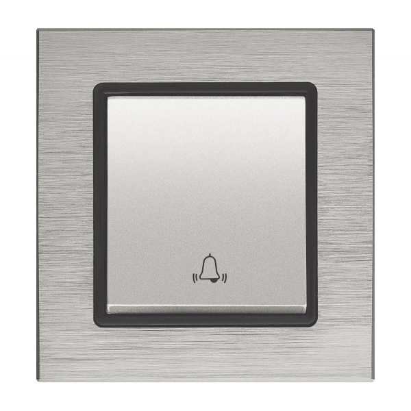 Выключатель Звонок Vesta-Electric Exclusive Silver Metallic серебро FVK050308SER Выключатель Звонок Vesta-Electric Exclusive Silver Metallic серебро FVK050308SER