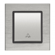 Выключатель Звонок Vesta-Electric Exclusive Silver Metallic серебро FVK050308SER