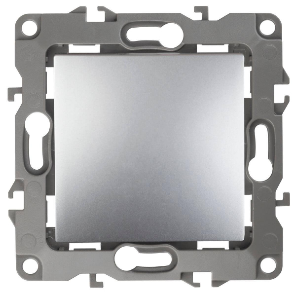 Кнопка ЭРА 12 10AX 250V алюминий 12-1111-03 Б0047832 Кнопка ЭРА 12 10AX 250V алюминий 12-1111-03 Б0047832