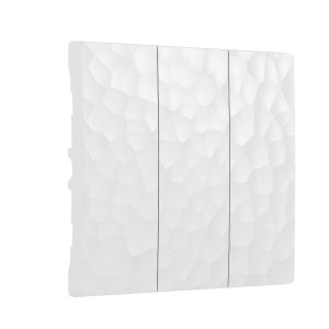 Набор клавиш Werkel Hammer для выключателя трехклавишного белый W1239001 4690389162664