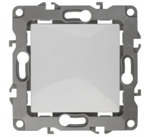 Кнопка ЭРА 12 10AX 250V белый 12-1111-01 Б0047830