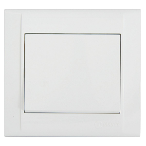 Переключатель Makel 1-кл. СП Defne 10А IP20 бел. 42001005