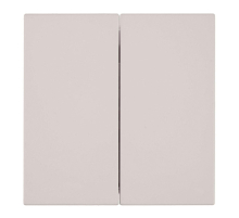 Переключатель 2-клавишный (механизм), Stekker, 250В, 10А Мия, RSW10-3107-08, пудровый жемчуг 50478