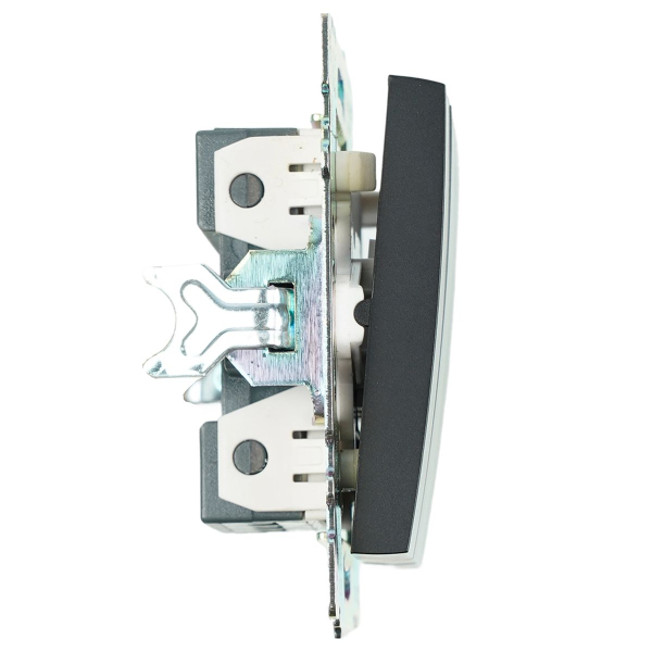 Выключатель трехклавишный Stekker Катрин GLS10-7108-05 черный 49172