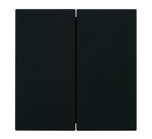 Выключатель 2-клавишный (механизм), Stekker, 250В, 10А Мия, RSW10-3104-05, черный бархат 50443