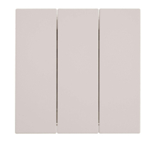 Выключатель 3-клавишный (механизм), Stekker, 250В, 10А Мия, RSW10-3108-08, пудровый жемчуг 50474