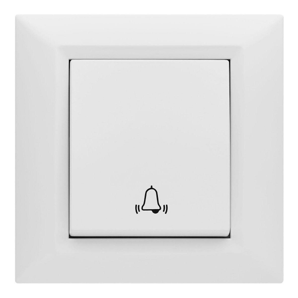 Выключатель Звонок Vesta-Electric Roma белый FVKZ010101BEL Выключатель Звонок Vesta-Electric Roma белый FVKZ010101BEL