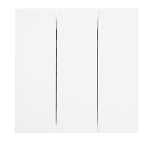 Выключатель 3-клавишный (механизм), Stekker, 250В, 10А Мия, RSW10-3108-01, белая магнолия 50430