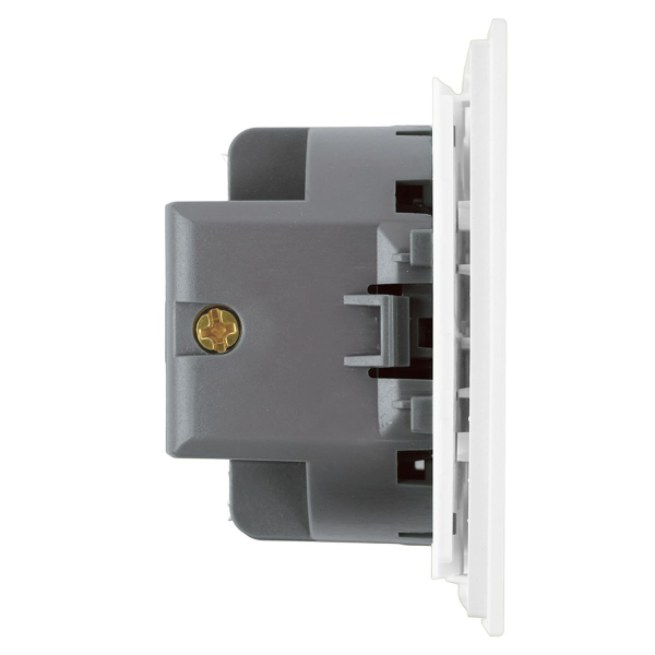 Выключатель 1-клавишный c индикатором (механизм), Stekker, 250В, 10А Мия, RSW10-3101-01, белая магнолия 50431