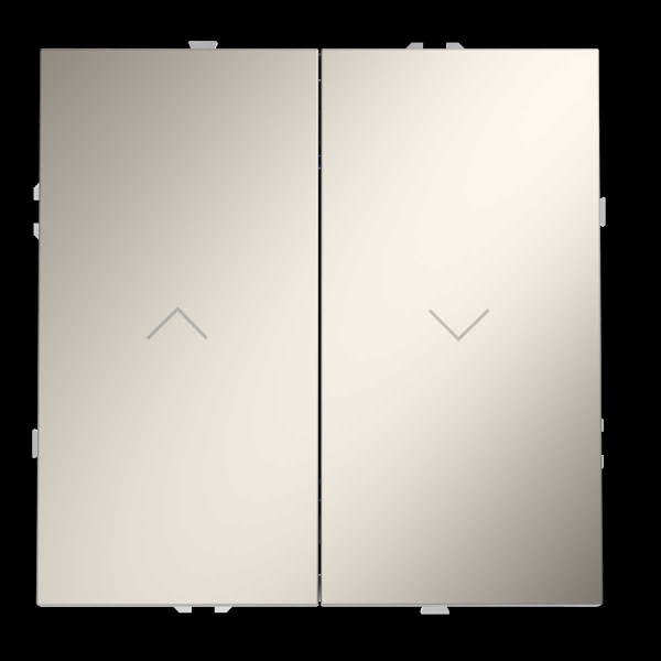 Выключатель встраиваемый Voltum S70 для жалюзи 10А кашемир VLS020703