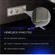 Проходной переключатель встраиваемый Voltum S70 двухклавишный с подсветкой 10А, (шелк) VLS020404