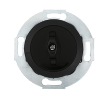 Выключатель LK Studio поворотный (схема 5) 16 A, 250 B (черный) Vintage 880608-1