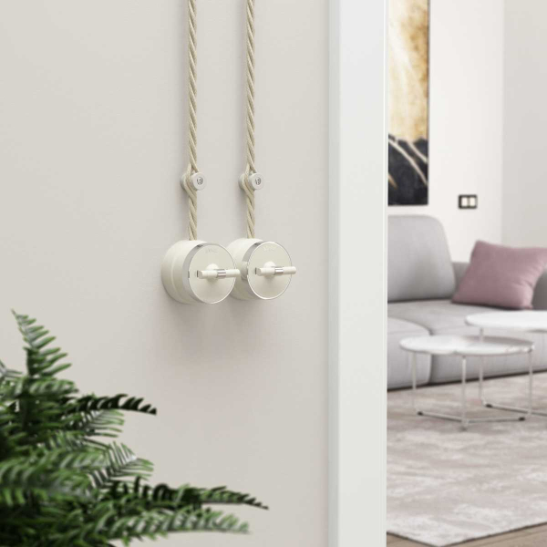 Переключатель-выключатель Werkel Vintage слоновая кость матовый/хром W5812055 4690389174681