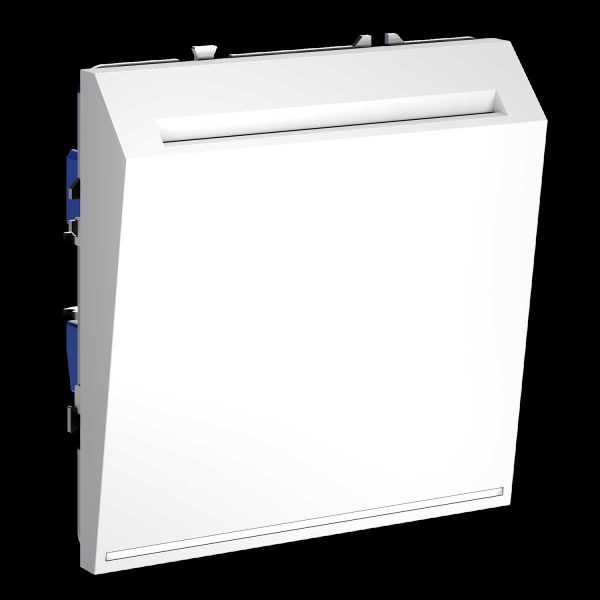 Выключатель встраиваемый S70 карточный 16А, (белый матовый) Voltum VLS010702