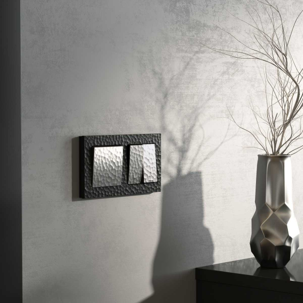 Выключатель Werkel Hammer одноклавишный проходной серебряный W1212006 4690389162046