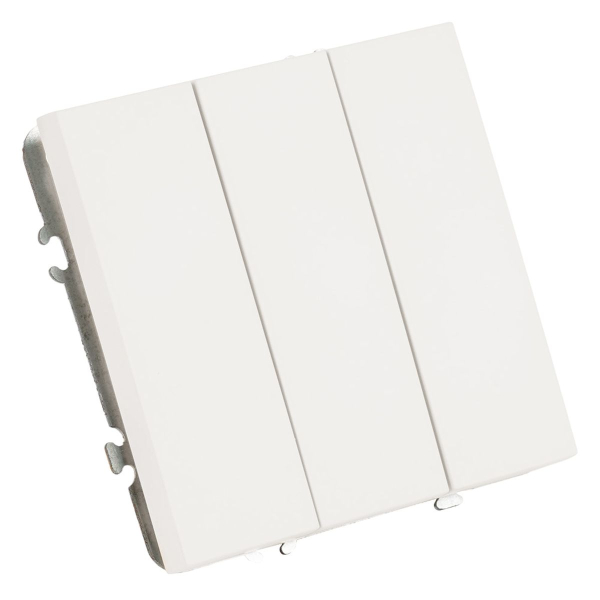 Переключатель трехклавишный Stekker Эмили белый фарфор RSW10-5108-01 49870