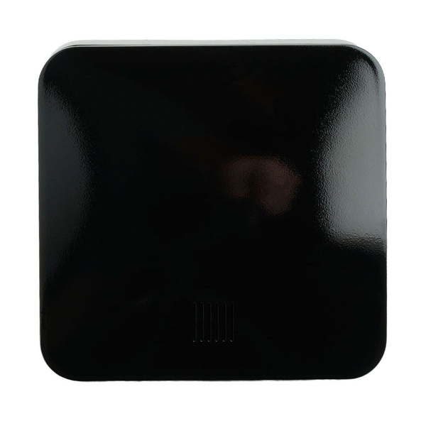 Выключатель одноклавишный Stekker София с подсветкой черный MSW10-11-20-02 49292