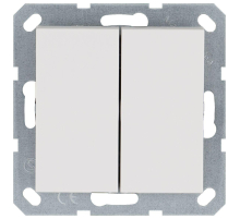Выключатель двухклавишный Jasmart G3022W