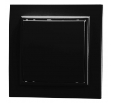 Выключатель одноклавишный Stekker Эрна черный PSW10-9003-03 39472