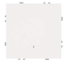 Выключатель одноклавишный Stekker Эмили с подсветкой белый фарфор RSW10-5101-01 49863