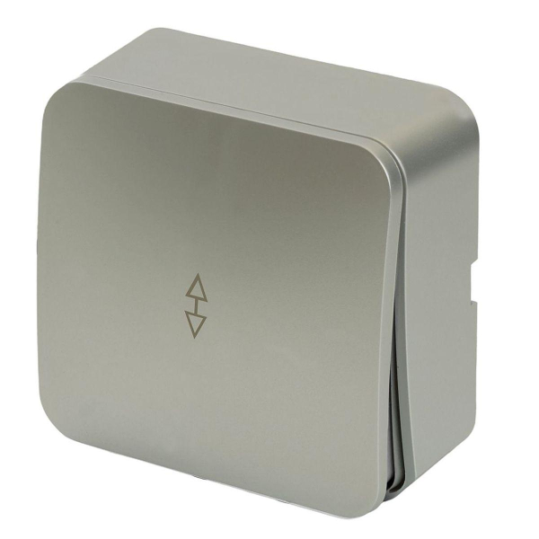 Переключатель одноклавишный Stekker София серебро MSW10-12-03 49388