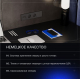Выключатель встраиваемый Voltum S70 двухклавишный 10А, (черный матовый) VLS020108