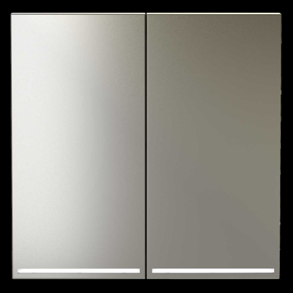 Клавиши для выключателя/переключателя двухклавишного с подсветкой S70 (шелк) Voltum VLS000404