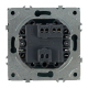 Выключатель 1-кл.самовозвр. (механизм), Stekker, 250В, 10А Эмили, RSW10-5112-09, антрацит, soft touch 50366