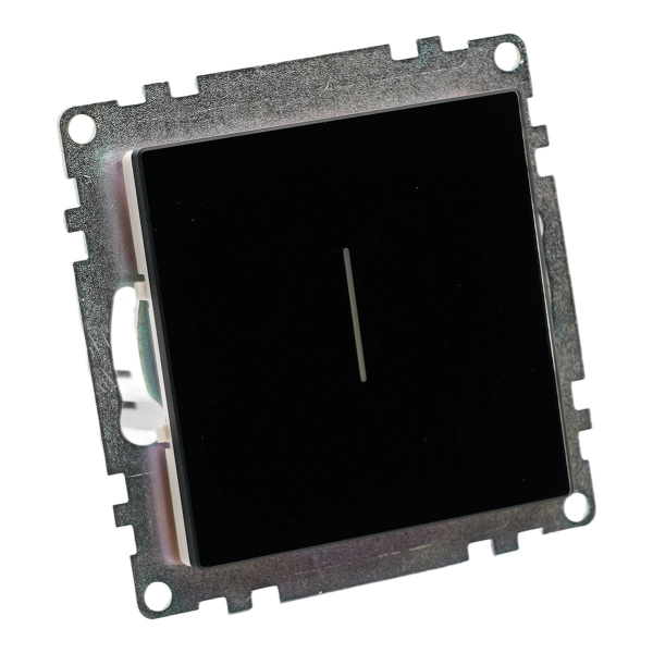 Выключатель 1-клавишный сенсорный (механизм) Stekker Катрин черный GLS2-7203-05 50272