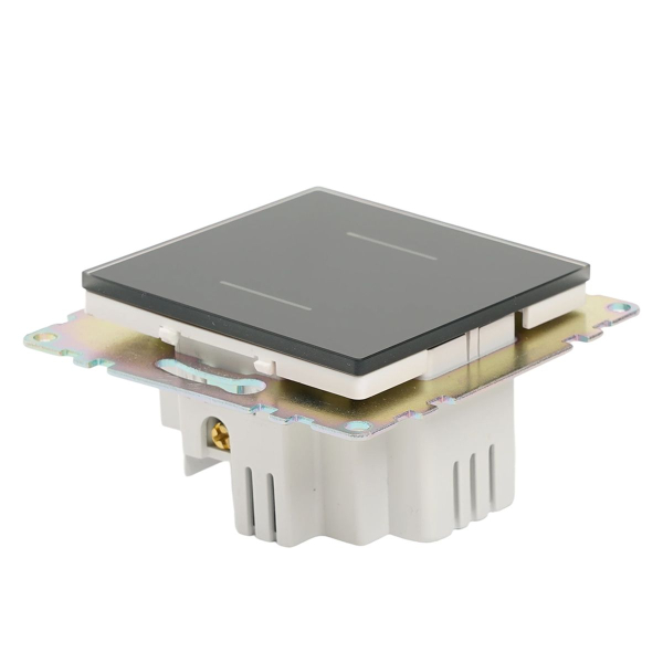 Выключатель 2-клавишный сенсорный (механизм) Stekker Катрин черный GLS2-7204-05 50273