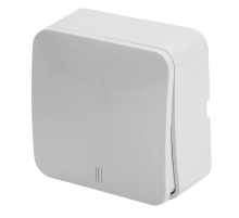 Выключатель одноклавишный Stekker белый MSW10-10-01 49288