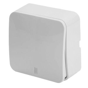 Выключатель одноклавишный Stekker белый MSW10-10-01 49288