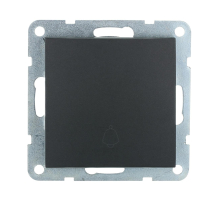 Выключатель-кнопка LK Studio 1-кл.(схема 1Т) 16 A, 250 B (черный бархат) LK60 860508-1