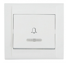 Кнопка звонка с подсв. (220v) Makel Defne 42001070