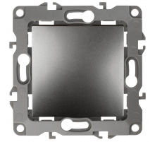 Кнопка ЭРА 12 10AX 250V графит 12-1111-12 Б0047836