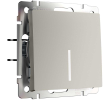 Выключатель одноклавишный с подсветкой (дымчатый) W1210104/ a069448