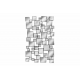 Зеркало ArtHomeDecor Tetris YJ358 SILVER NEW