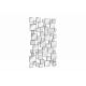 Зеркало ArtHomeDecor Tetris YJ358 SILVER NEW