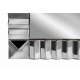 Зеркало Art Home Decor Rumba A025XL 2000 CR 200х100 см Серебристый