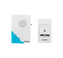 Беспроводной дверной звонок 32 мелодии 100м (белый) REXANT RX-1 73-0010