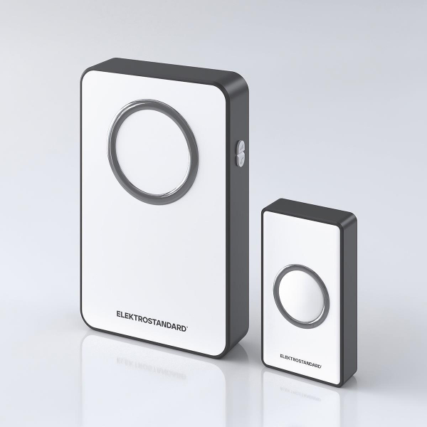 Звонок беспроводной Elektrostandard DBQ27M WL белый/чёрный a055695 Звонок беспроводной Elektrostandard DBQ27M WL белый/чёрный a055695