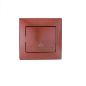 Кнопка звонка Lezard Mira вишня 701-0601-103