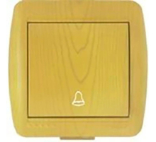 Кнопка звонка Lezard Nata ольха 710-0700-103