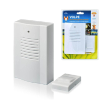 Звонок беспроводной Volpe UDB-Q021 W-R1T1-16S-30M-WH 11014