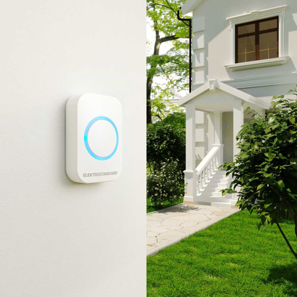 Звонок беспроводной Elektrostandard DBQ25M WL 36M IP44 белый a047175