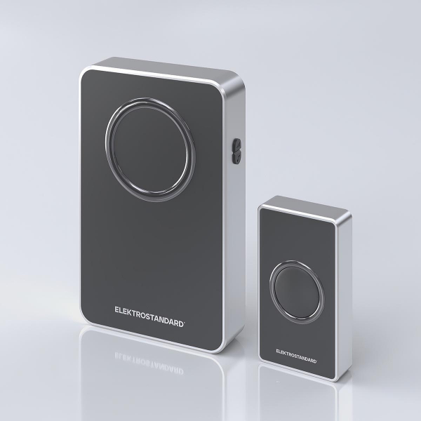 Звонок беспроводной Elektrostandard DBQ27M WL чёрный/серебро a055696 Звонок беспроводной Elektrostandard DBQ27M WL чёрный/серебро a055696