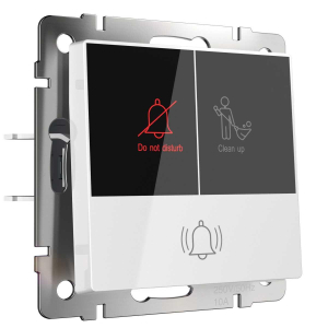 Кнопка звонка для отелей Werkel белый W1114601 4690389171345