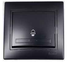 Кнопка звонка Lezard Mira черный 701-4242-103