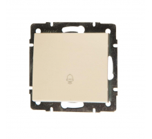 Кнопка звонка Lezard Rain кремовый 703-0388-103