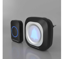 Звонок беспроводной Elektrostandard DBQ25M WL 36M IP44 чёрный a047174